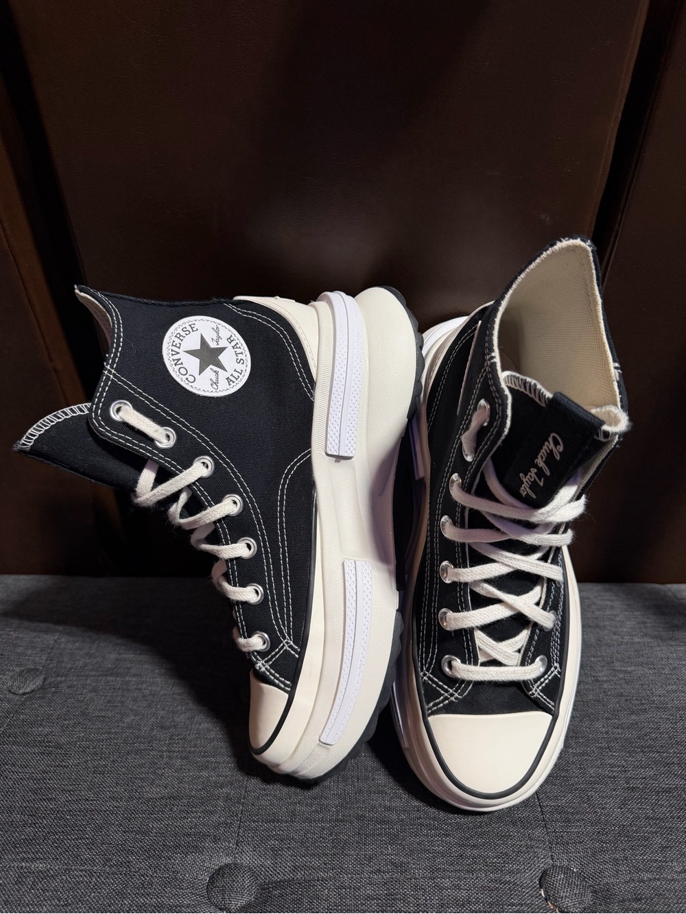 Converse Run Star Legacy CX Chuck Taylor Black Platform Sneakers Women’s 7.5 - Picture 4 of 13
